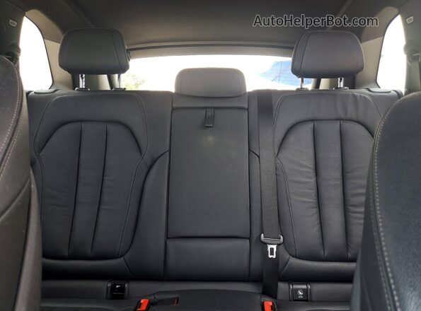 5UXCR6C5XKLL21718 2019 BMW X5 Black Rear interior view