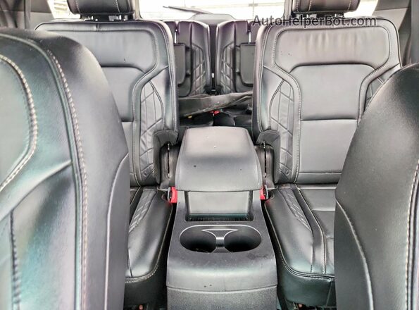 1FM5K8HTXGGC83582 2016 FORD EXPLORER Black Вид задньої частини салону
