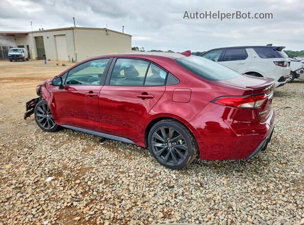5YFS4MCE1PP155104 2023 TOYOTA COROLLA Maroon Trasero derecho