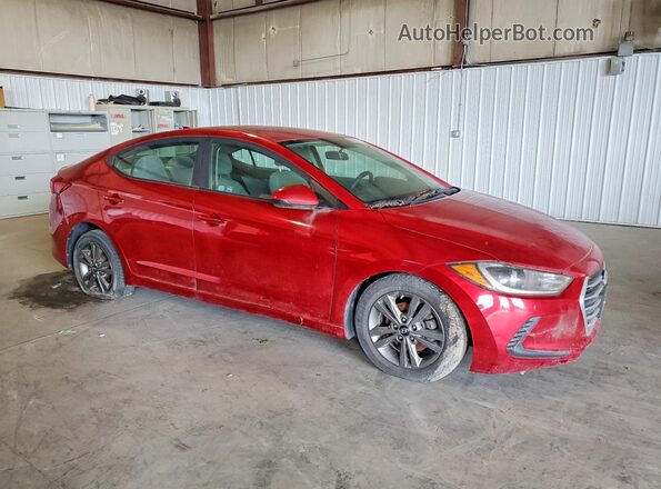 5NPD84LF3JH212929 2018 HYUNDAI ELANTRA Красный Вид спереди