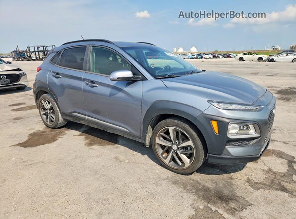 KM8K33A55JU086035 2018 HYUNDAI KONA Silver Front view