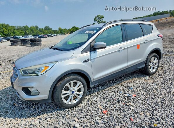 1FMCU9HD2JUA26666 2018 FORD ESCAPE Silver უკანა მარცხენა