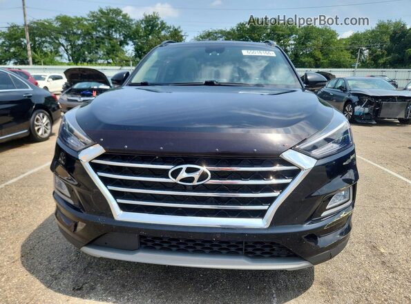 KM8J3CALXLU226321 2020 HYUNDAI TUCSON Black Widok z tyłu