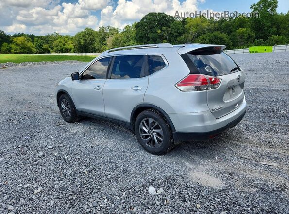 5N1AT2MT6GC917394 2016 NISSAN ROGUE Серебряный Задняя правая четверть