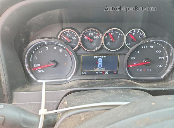 1GCUYDET6MZ295997 2021 CHEVROLET SILVERADO Gray Vista de los asientos traseros