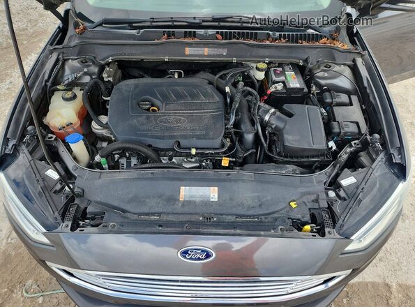 3FA6P0HD8HR372085 2017 FORD FUSION Gray Widok komory silnika