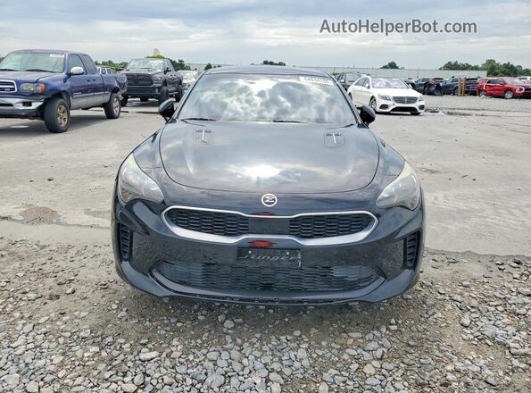 KNAE25LA4J6012228 2018 KIA STINGER Black უკანა ხედი