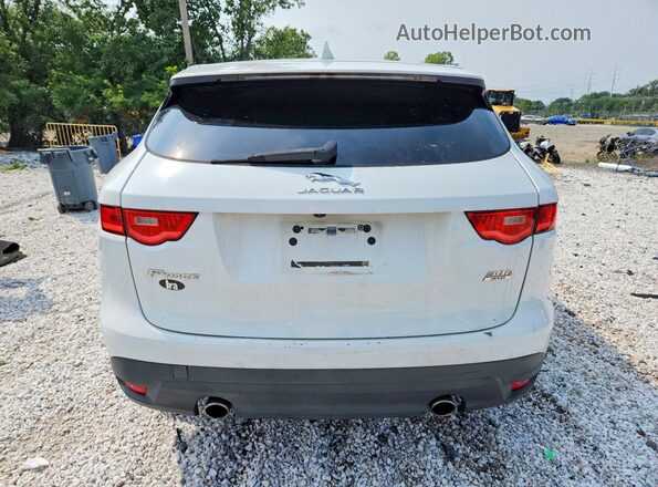 SADCJ2GX9JA237580 2018 JAGUAR F-PACE White წინა სალონის ხედი