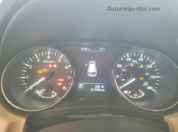 5N1AT2MV5JC791442 2018 NISSAN ROGUE White Vista de los asientos traseros