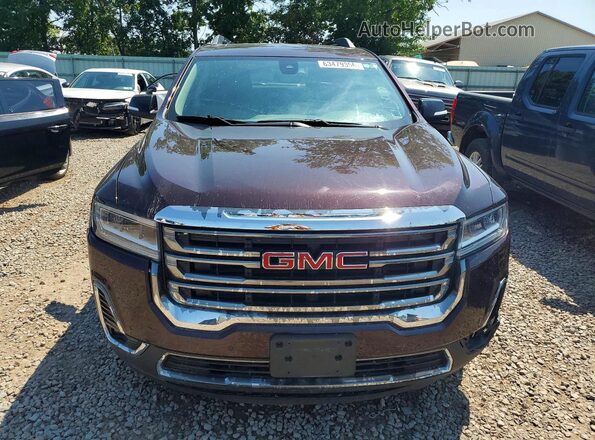 1GKKNLLS5LZ164146 2020 GMC ACADIA Maroon უკანა ხედი