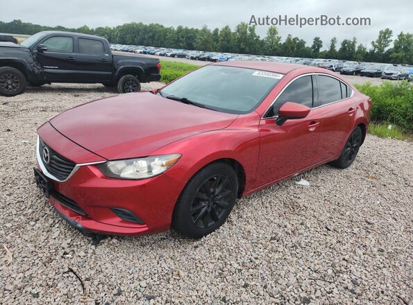 JM1GJ1U56G1407252 2016 MAZDA 6 Red Tył lewy