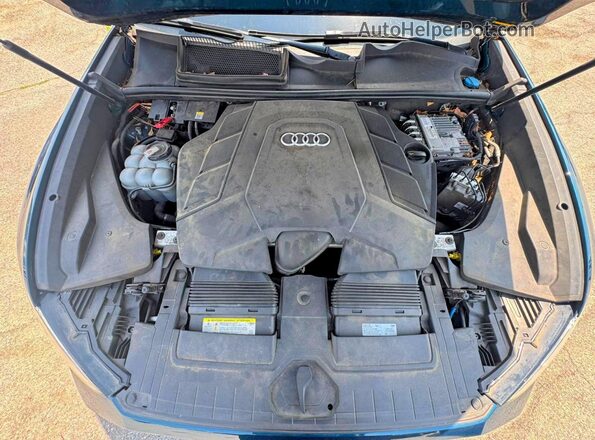 WA1CVAF19KD008785 2019 AUDI Q8 Blue Вид салону спереду