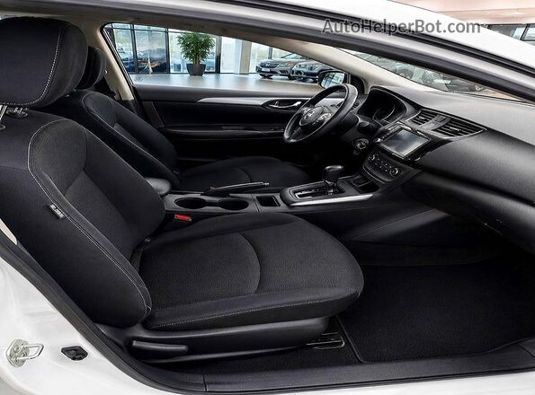 3N1AB7APXKY300417 2019 NISSAN SENTRA Белый Вид сзади