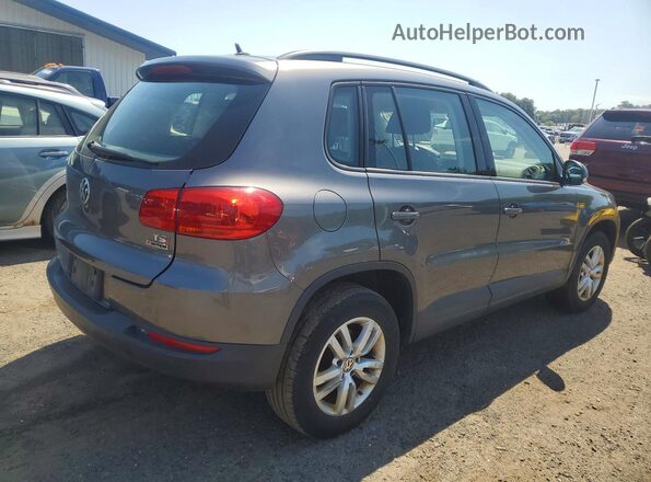 WVGBV7AX1GW580182 2016 VOLKSWAGEN TIGUAN Gray Front right