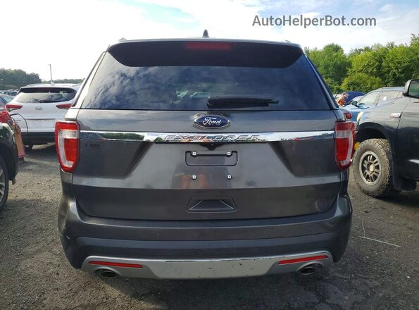 1FM5K7D85HGC64662 2017 FORD EXPLORER Charcoal Widok wnętrza z przodu
