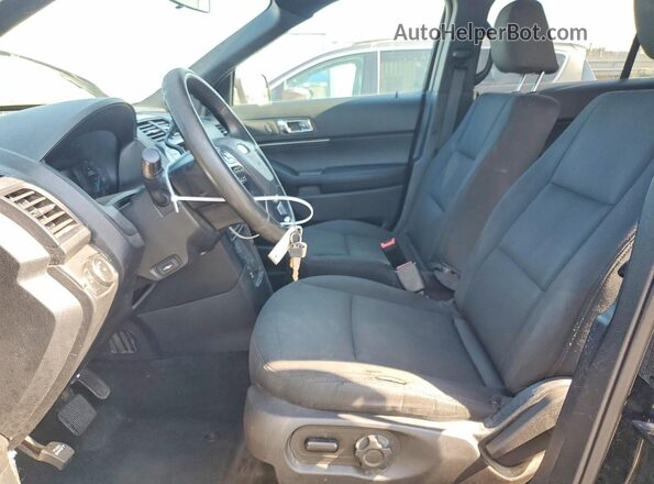 1FM5K8AT3HGC35594 2017 FORD EXPLORER Black Widok deski rozdzielczej