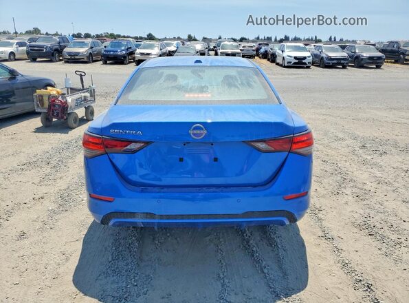 3N1AB8CV4SY311902 2025 NISSAN SENTRA Blue Front interior view