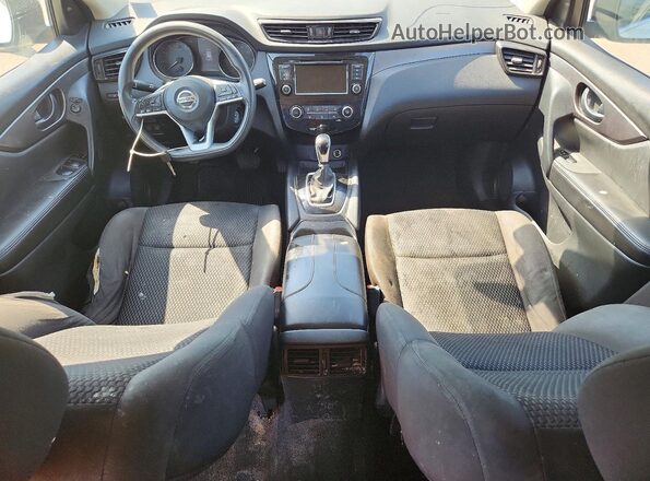 JN1BJ1AV7MW308469 2021 NISSAN ROGUE White ხელსაწყოთა პანელის ხედი