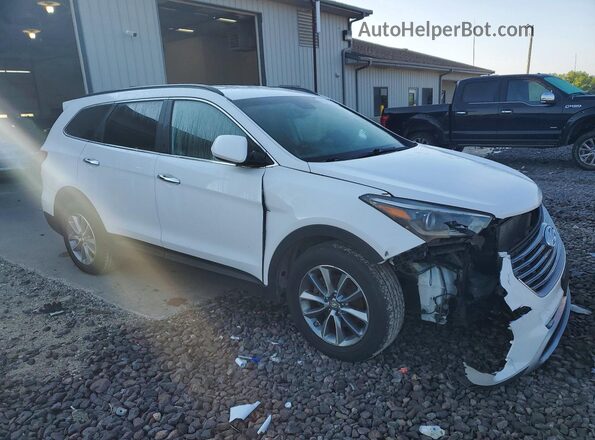 KM8SMDHF8HU223657 2017 HYUNDAI SANTA Белый Вид спереди