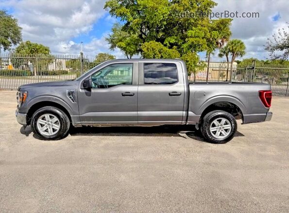 1FTEW1C86PKD23334 2023 FORD F150 Gray Вид наклейки з VIN-кодом