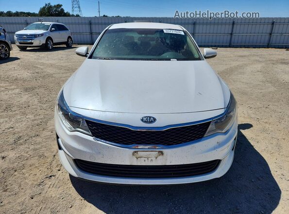 KNAGT4L34G5101006 2016 KIA OPTIMA White Вид ззаду