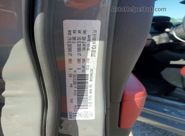 1C4SDJCT6LC285878 2020 DODGE DURANGO Gray Widok wnętrza 360 stopni