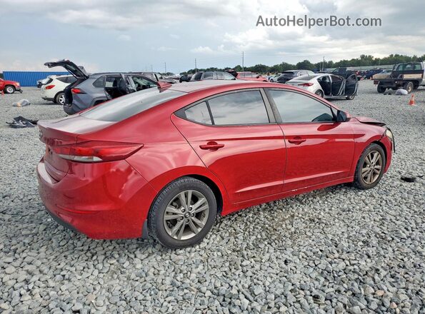 KMHD84LF4JU575872 2018 HYUNDAI ELANTRA Red Delantero derecho