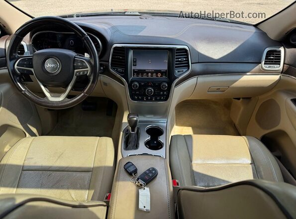 1C4RJFCG4HC778490 2017 JEEP GRAND Brown Вид задніх сидінь