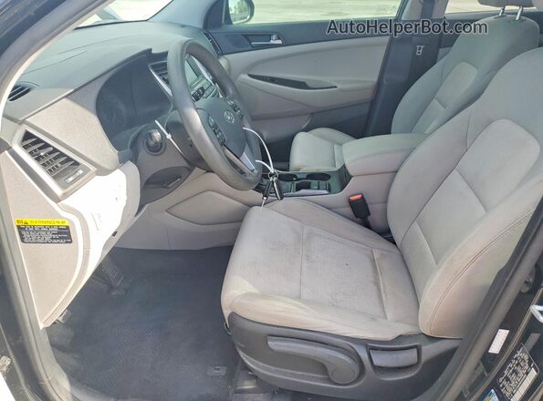 KM8J23A49HU494988 2017 HYUNDAI TUCSON Black Vista del salpicadero