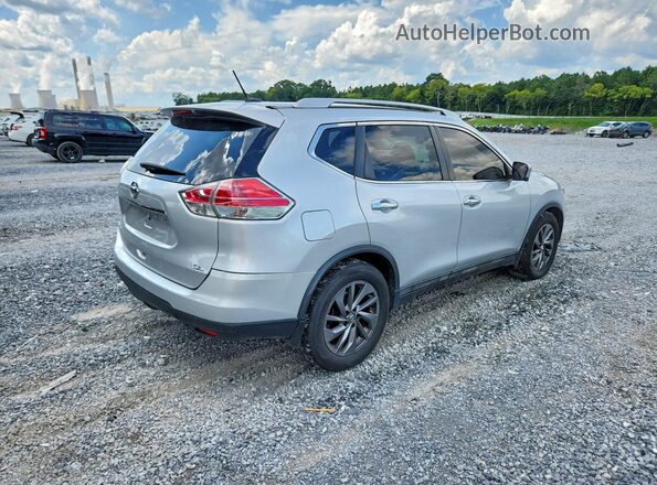 5N1AT2MT6GC917394 2016 NISSAN ROGUE Серебряный Передняя правая четверть