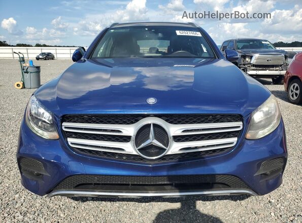 WDC0G4JB9HF127576 2017 MERCEDES-BENZ GLC-CLASS Blue Vista trasera