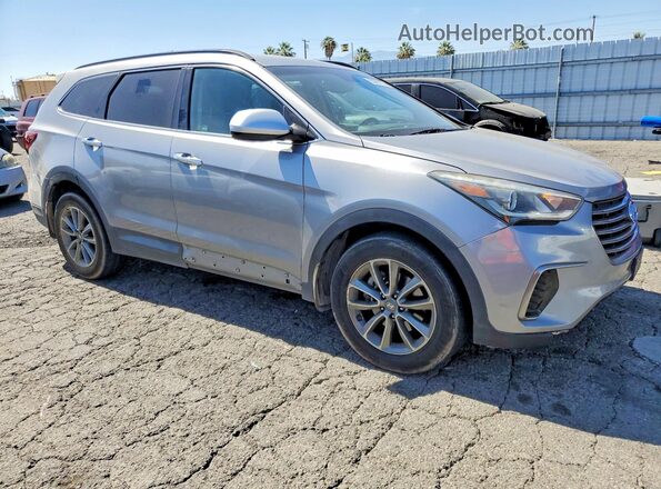 KM8SM4HFXKU298884 2019 HYUNDAI SANTA Silver Front view