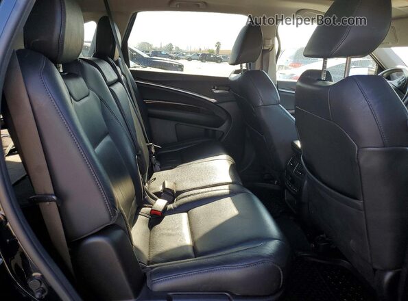 5FRYD4H46GB055780 2016 ACURA MDX Black Вид підкапотного простору