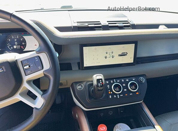 SALEJEEX8P2234688 2023 LAND ROVER DEFENDER White უკანა სავარძლების ხედი