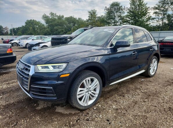 WA1BNAFY8J2133635 2018 AUDI Q5 Blue Tył lewy