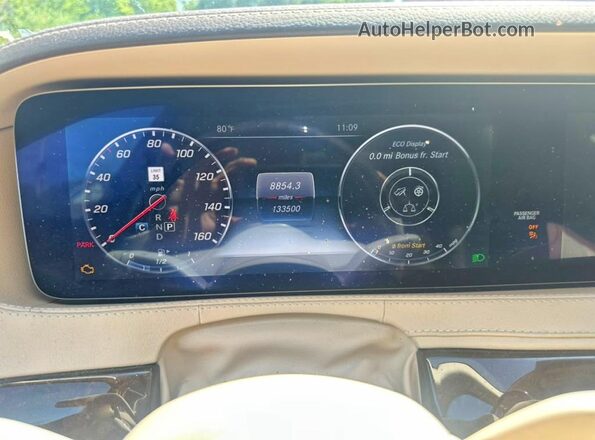 WDDUG8GB7KA431280 2019 MERCEDES-BENZ S-CLASS Black Vista de la etiqueta del VIN