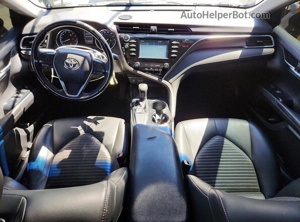 JTNB11HK5J3069859 2018 TOYOTA CAMRY Black Սարքավորումների վահանակի տեսք