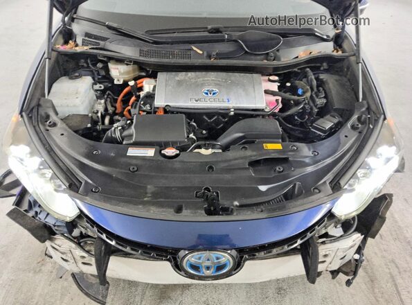 JTDBVRBD5LA008155 2020 TOYOTA MIRAI Blue Widok komory silnika