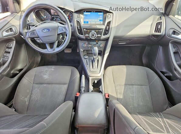 1FADP3H29HL237316 2017 FORD FOCUS Gray Вид щитка приладів