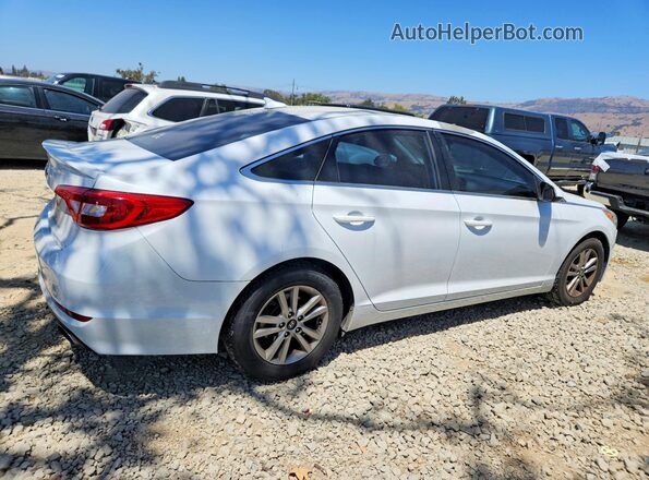 5NPE24AF6GH309995 2016 HYUNDAI SONATA White Przód prawy