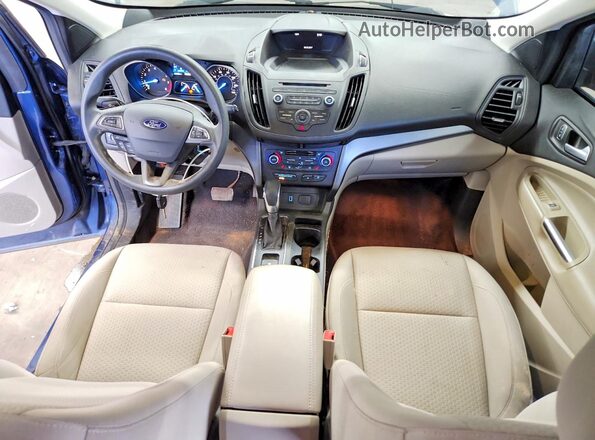 1FMCU0GD8JUA03857 2018 FORD ESCAPE Gray Սարքավորումների վահանակի տեսք
