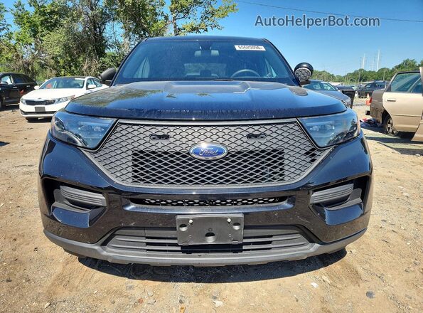 1FM5K8AB4LGD08147 2020 FORD EXPLORER Black Вид ззаду