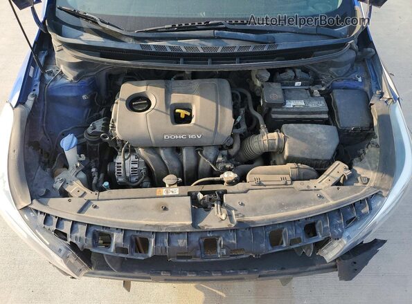 3KPFK4A75HE025129 2017 KIA FORTE Blue Շարժիչի բաժամունքի տեսք