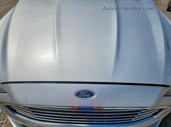 3FA6P0LU6HR381178 2017 FORD FUSION Silver Вид підкапотного простору