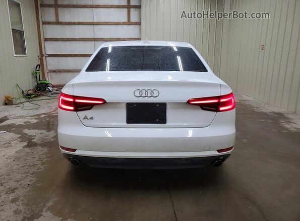 WAUGNAF40HN029073 2017 AUDI A4 White Widok wnętrza z przodu
