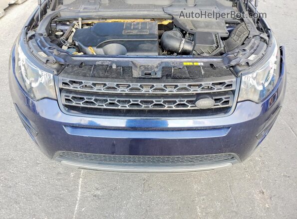 SALCP2FX8KH791660 2019 LAND ROVER DISCOVERY Синий Вид наклейки с VIN-кодом