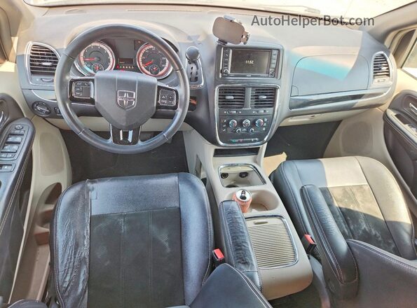 2C4RDGCG4HR783533 2017 DODGE GRAND Charcoal Vista del cuadro de instrumentos