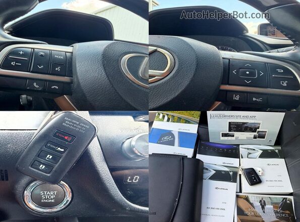 JTJGZKCA7J2008328 2018 LEXUS RX Серебряный Вид подкапотного пространства
