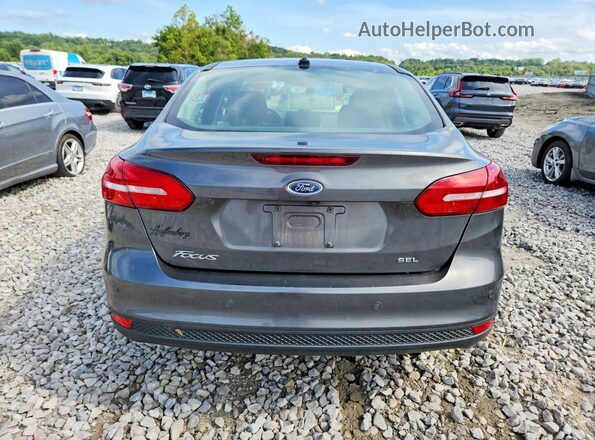 1FADP3H29HL237316 2017 FORD FOCUS Gray Вид салону спереду