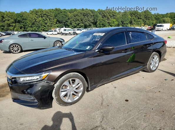 1HGCV1F11JA075601 2018 HONDA ACCORD Brown უკანა მარცხენა